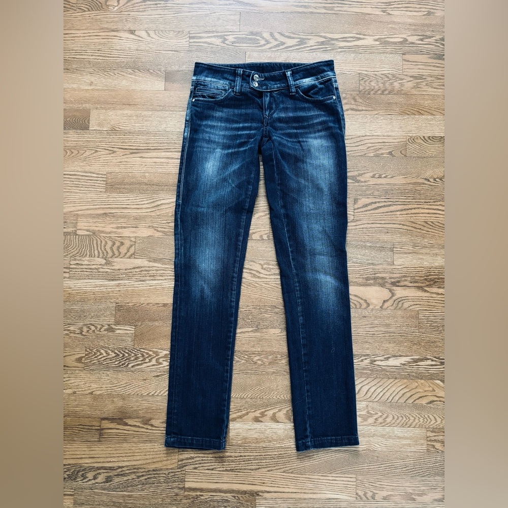 Miss Sixty W25 Luxury Indigo Skinny Blue Jeans, Style ‘Pixie’ Women’s 25 Vintage